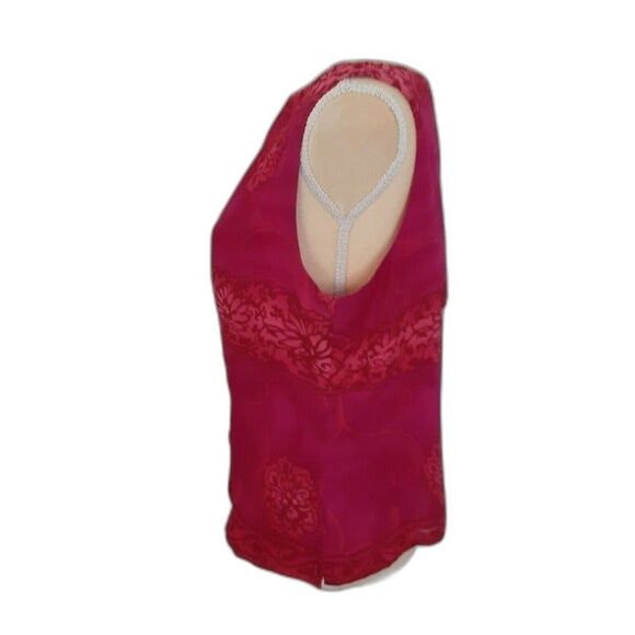 Vintage Worthington hot pink 2 piece dress maxi tropical sz L - Picture 4 of 6